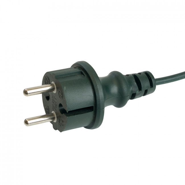 Светодиодная гирлянда на бобине Feron CL98 линейная 50м + 3м 230V 2700К, c питанием от сети, зеленый шнур, артикул FERON 51436