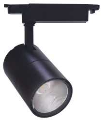 Светодиодный трековый светильник на шинопровод Feron AL103 20W дневной свет (4000К) 35 градусов черный