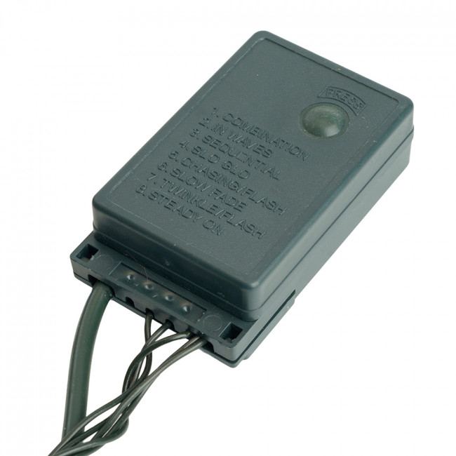 Светодиодная гирлянда на бобине Feron CL98 линейная 50м + 3м 230V мультиколор, c питанием от сети, зеленый шнур, артикул FERON 51438