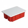 Коробка монтажная STEKKER для сплошных стен с крышкой 120х92х45мм, красный EBX30-01-1-20-120 (GE41008) 49005 
