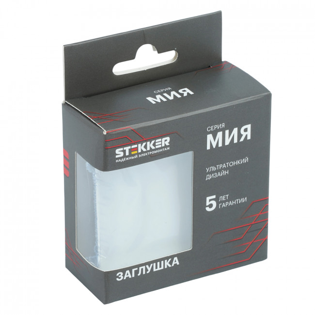 Заглушка (механизм), STEKKER, серия Мия, RST00-3116-01, белая магнолия, артикул STEKKER 50469 Заглушка (механизм), STEKKER, серия Мия, RST00-3116-01, белая магнолия, артикул STEKKER 50469