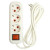 Удлинитель трехместный с/з  с выключ. STEKKER HM07-31-03 3x1мм2, 3м, серия Home, белый, артикул STEKKER 49354