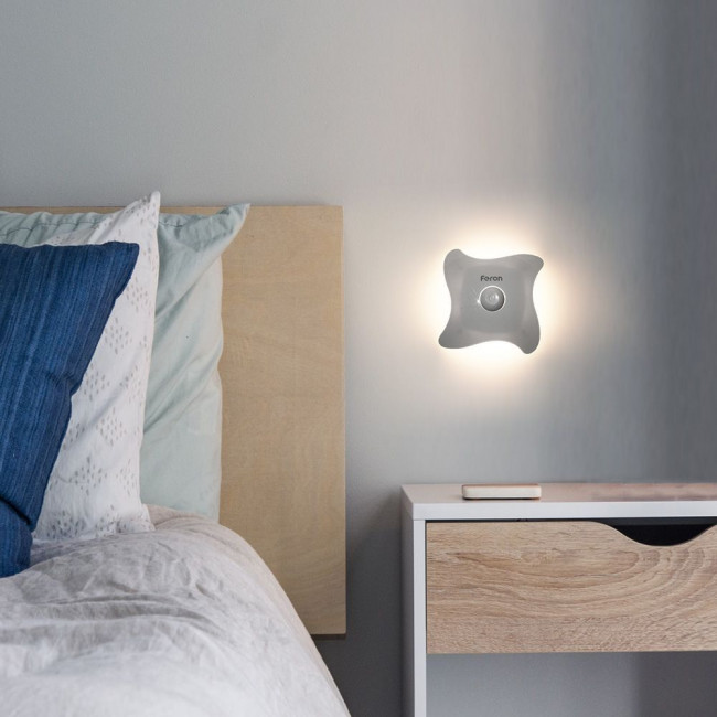 Светильник ночник на магните Feron 8LED , 3*ААА battery 93*93*38мм, FN2020, артикул FERON 41192