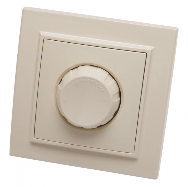 Выключатель диммирующий, STEKKER, PSW10-9006-02, 250В, 650W, серия Эрна,слоновая кость, артикул STEKKER 39232