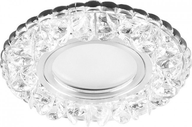 Светильник встраиваемый с белой LED подсветкой Feron CD905 потолочный MR16 G5.3 белый, артикул FERON 28848