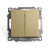 Переключатель 2-клавишный (механизм), STEKKER, GLS10-7107-08, 250В, 10А, серия Катрин, золото, артикул STEKKER 49220 Переключатель 2-клавишный (механизм), STEKKER, GLS10-7107-08, 250В, 10А, серия Катрин, золото, артикул STEKKER 49220
