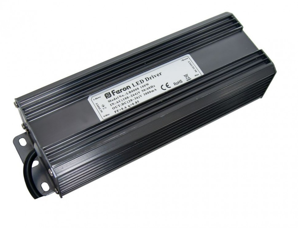 Трансформатор электронный для светодиодного чипа 100W  DC(20-36V) (драйвер), LB0008 21059 
