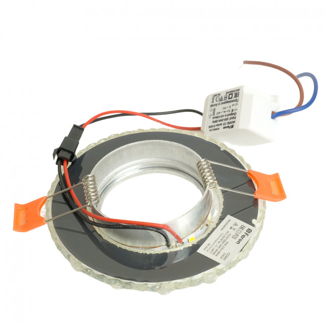 Светильник встраиваемый с LED подсветкой Feron CD941 потолочный MR16 G5.3 прозрачный, артикул FERON 32654 Светильник встраиваемый с LED подсветкой Feron CD941 потолочный MR16 G5.3 прозрачный, артикул FERON 32654