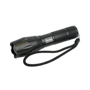 Фонарь ручной Feron TH2400 с аккумулятором USB ZOOM