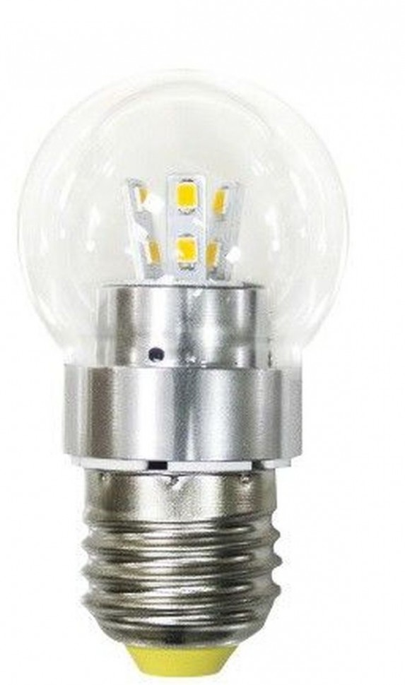 Лампа светодиодная, 12LED(4,5W) 230V E27 2700K, LB-40