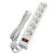 Сетевой фильтр 6-местный с/з STEKKER HM20-61-053x1мм2, 5 м, серия Optima, белый, артикул STEKKER 50097