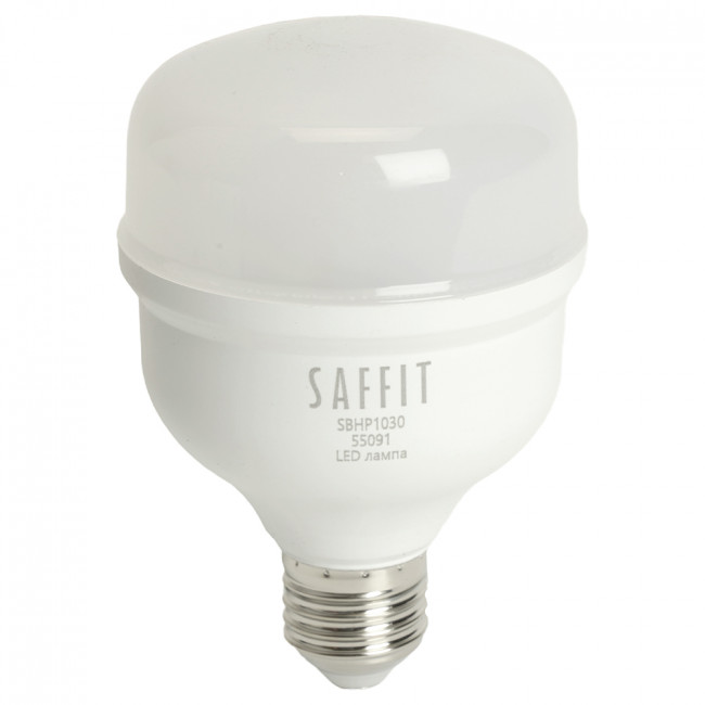 Лампа светодиодная SAFFIT SBHP1030 E27 30W 230V 6400K, артикул SAFFIT 55091 Лампа светодиодная SAFFIT SBHP1030 E27 30W 230V 6400K, артикул SAFFIT 55091