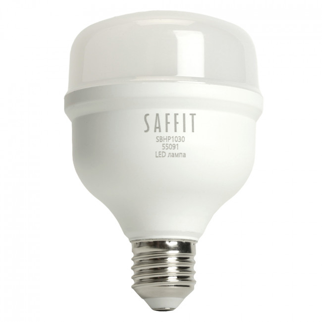 Лампа светодиодная SAFFIT SBHP1030 E27 30W 230V 6400K, артикул SAFFIT 55091 Лампа светодиодная SAFFIT SBHP1030 E27 30W 230V 6400K, артикул SAFFIT 55091