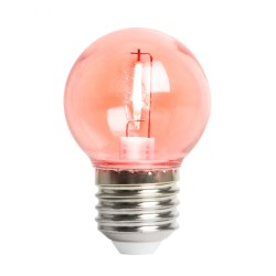 Лампа светодиодная Feron LB-383 E27 2W шарик G45 красный
