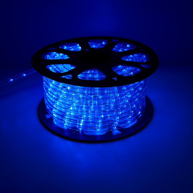 Дюралайт светодиодный Feron LED-R2W 2-х жильный, RGB 1,44Вт/м 24LED/м 50м 230V, артикул FERON 41031
