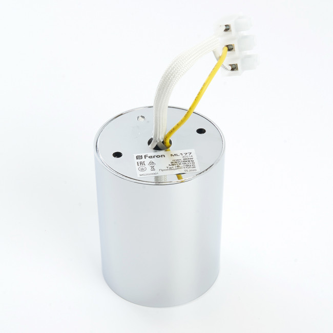 Светильник потолочный Feron ML177 MR16 GU10 20W 230V, хром, артикул FERON 40514