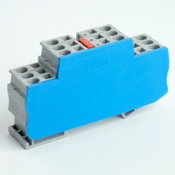 Торцевая заглушка STEKKER LD563-1-40 для ЗНИ 40мм (JXB ST 4), синий