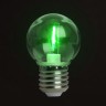 Лампа светодиодная Feron LB-383 E27 2W шарик G45 зеленый 48935 