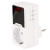 Реле напряжения для розетки регулируемое  STEKKER  VPR-200W, 230В,16A,белый, артикул STEKKER 50689