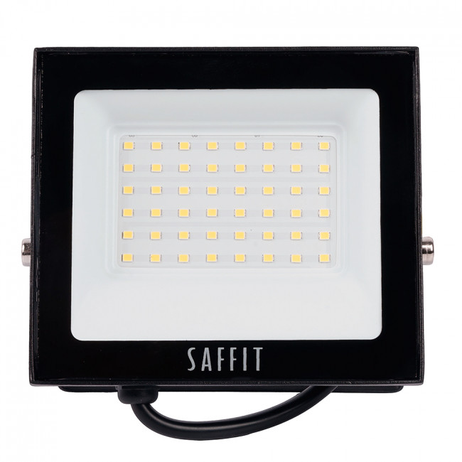 Светодиодный прожектор SAFFIT SFL90-50 IP65 50W 6400K черный, артикул SAFFIT 55066