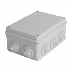 Коробка разветвительная STEKKER 10 вводов IP55 серый EBX10-310-55 (GE41242)