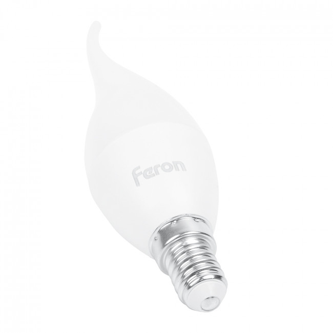 Лампа светодиодная Feron LB-97 Свеча на ветру E14 7W 175-265V 4000K, артикул FERON 25761