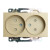 GLS10-7113-08 Розетка 2-местная с защитной шторкой (механизм) б/з, 250В, 10А, серия Катрин, золото, артикул STEKKER 49225 GLS10-7113-08 Розетка 2-местная с защитной шторкой (механизм) б/з, 250В, 10А, серия Катрин, золото, артикул STEKKER 49225