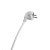 Сетевой фильтр 3-местный с/з STEKKER HM20-31-03 3x1мм2, 3 м, 250В, 16А, серия Optima, белый, артикул STEKKER 50087