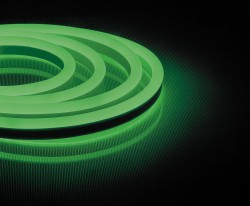 Светодиодная неоновая лента 220 вольт LS720 зеленая 29564 Feron
