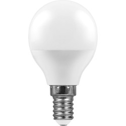 Лампа светодиодная Feron LB-550 Шарик E14 9W теплый свет (2700К)