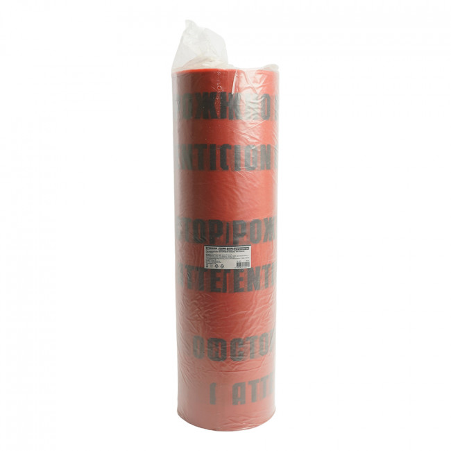 Лента сигнальная, 100 п.м.х450 ммх100 мкм, STEKKER красный/черный INTP10-450-100, артикул STEKKER 50301