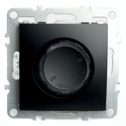 Выключатель диммирующий (механизм) STEKKER PSW10-9106-03 250V 600W серия Эрна, черный