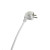 Сетевой фильтр 3-местный с/з STEKKER HM20-31-02 3x1мм2, 1,8 м, серия Optima, белый, артикул STEKKER 50086