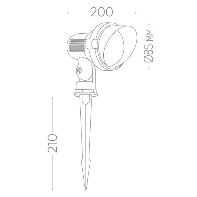 Светодиодный светильник тротуарный (грунтовый) Feron SP2704 3W 6400K 85-265V IP65, артикул FERON 32126
