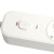 Сетевой фильтр 3-местный с/з STEKKER 3x1мм2, 1,8 м, 250В, 16А, 2 USB-A+2 Type-C, серия Nova, белый, артикул STEKKER 50099