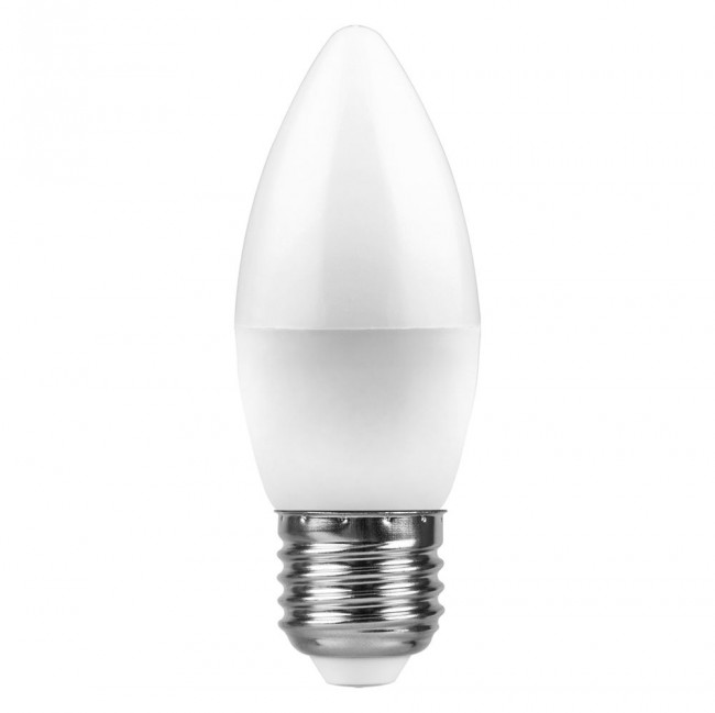 Лампа светодиодная Feron LB-97 Свеча E27 7W 175-265V 2700K, артикул FERON 25758