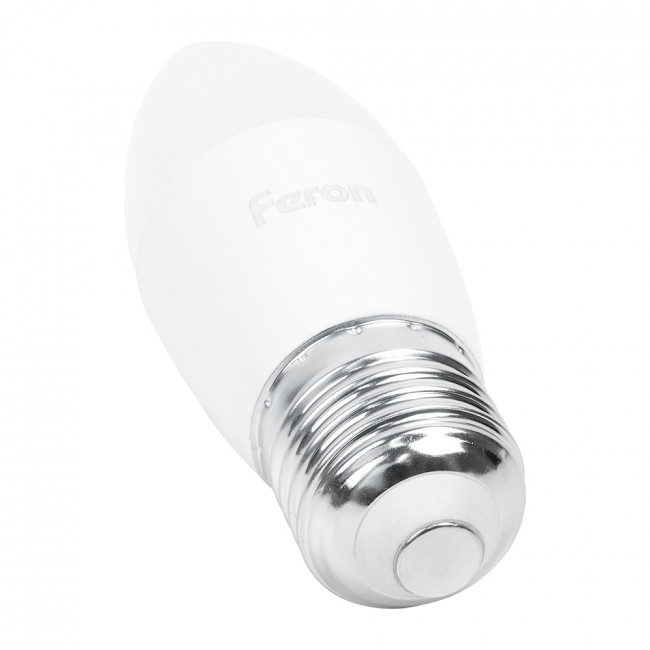 Лампа светодиодная Feron LB-97 Свеча E27 7W 175-265V 4000K, артикул FERON 25759