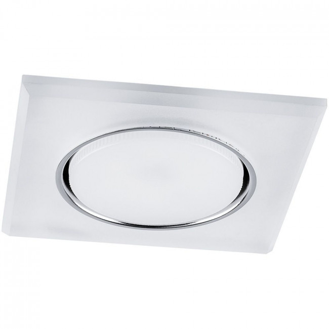 Светильник встраиваемый с белой LED подсветкой Feron CD5022 потолочный GX53 без лампы, белый матовый, артикул FERON 32661