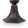 Светильник садово-парковый Флер Feron PL594 на постамент 60W, коричневый 11622 