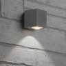 Светильник уличный светодиодный Feron DH054 Бостон на стену 6W теплый свет (3000K) серый 48485 