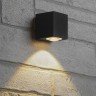 Светильник уличный светодиодный Feron DH054 Бостон на стену 6W теплый свет (3000K) черный 48483 