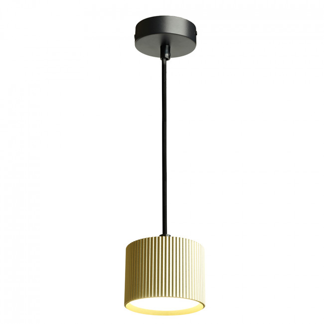 Светильник потолочный Feron Barrel HL4588 ARIA  levitation 12W, 230V, GX53, золото + черный, на подвесе 1,7 м, артикул FERON 51681