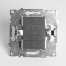 Выключатель 3-клавишный (механизм) STEKKER GLS10-7108-01 250V 10А серия Катрин, белый 49171 