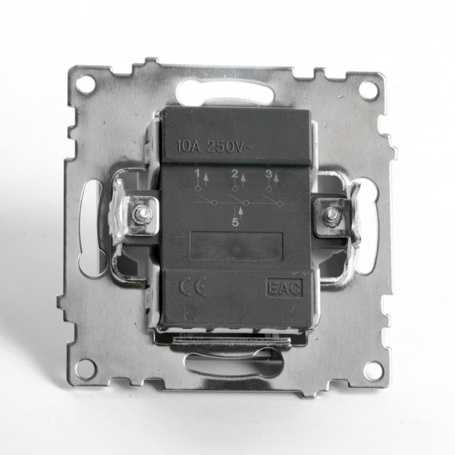 Выключатель 3-клавишный (механизм), STEKKER GLS10-7108-02, 250V, 10А, серия Катрин, шампань, артикул STEKKER 49174