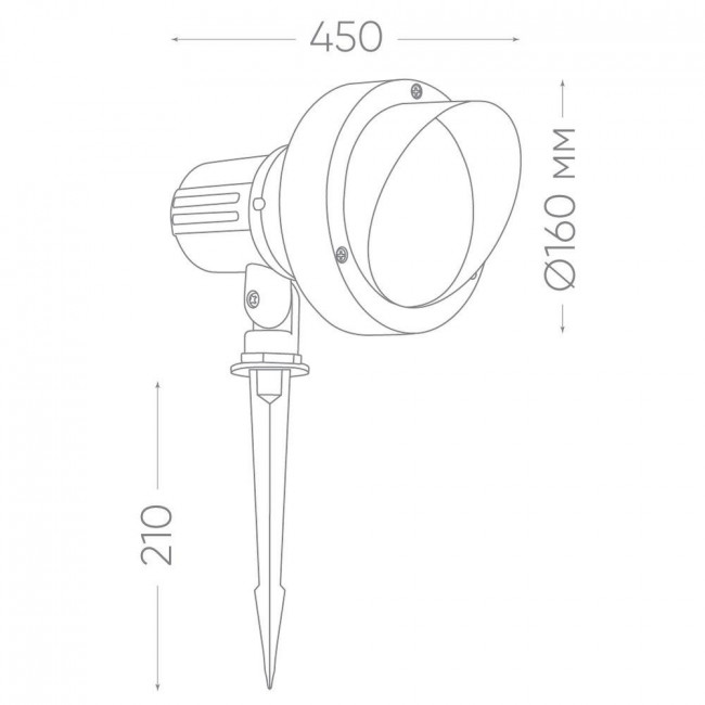 Светодиодный светильник тротуарный (грунтовый) Feron SP2706 12W 2700К 85-265V IP65, артикул FERON 32131