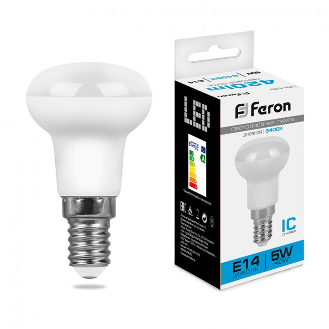 Лампа светодиодная Feron LB-439 E14 5W 175-265V 6400K, артикул FERON 25518