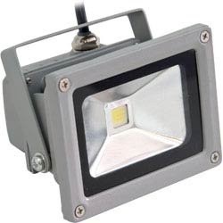 Прожектор квадратный, 1LED/10W-белый 230V 6500K серый (IP65) 114*133*88мм LL-122