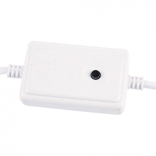 Лента светодиодная,77SMD(5050)/м 8Вт/м 220V IP67 10м, RGB , FERON LS720 с 1 контроллером, 2 заглушками, 10 крепежами в комплекте, артикул FERON 52111