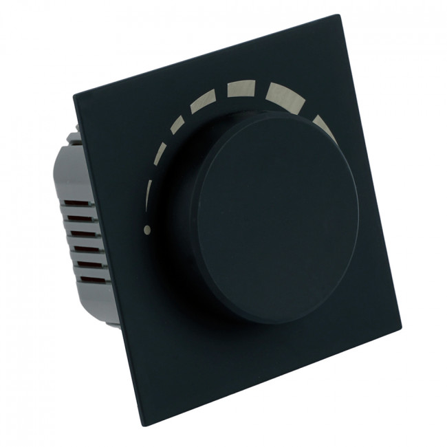 Выключатель диммирующий (механизм), STEKKER, 250В, 1200W, серия Мия, RSW10-3106-05, черный бархат, артикул STEKKER 50568 Выключатель диммирующий (механизм), STEKKER, 250В, 1200W, серия Мия, RSW10-3106-05, черный бархат, артикул STEKKER 50568