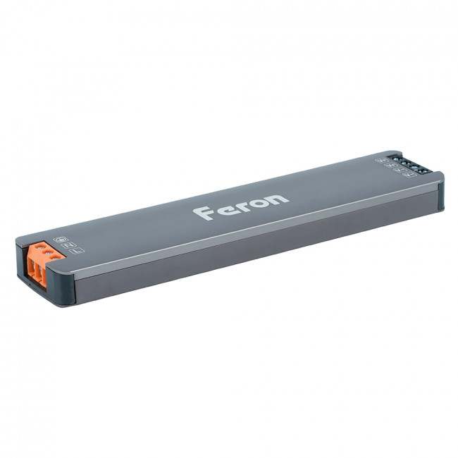 Трансформатор электронный для светодиодной ленты 200W 24V 153*33.8*13мм IP20 (драйвер), LB010 FERON, артикул FERON 53148